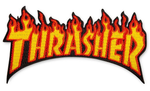 THRASHER PATCH FLAME LOGO